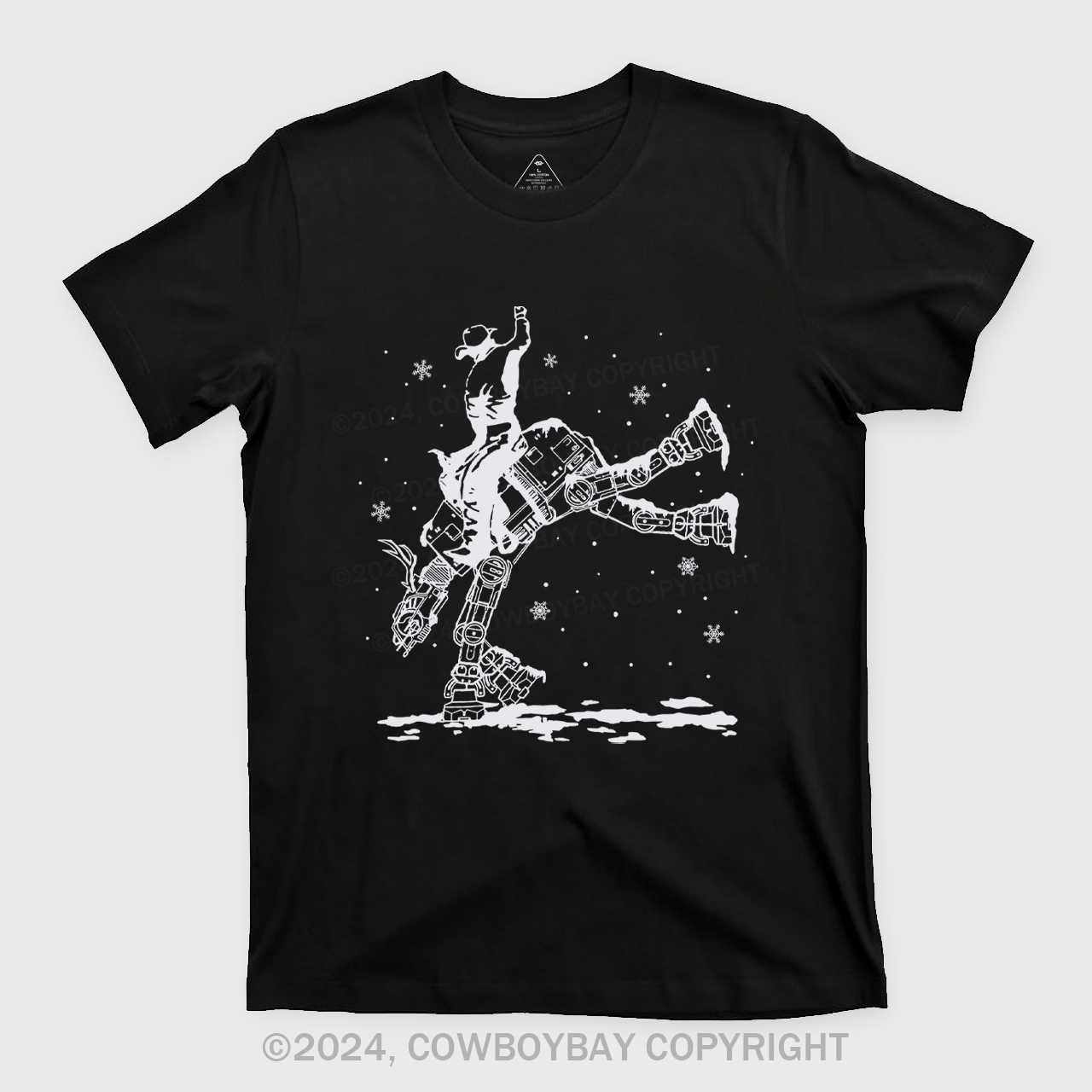 Christmas Star Rodeo At Cowboy T-Shirts