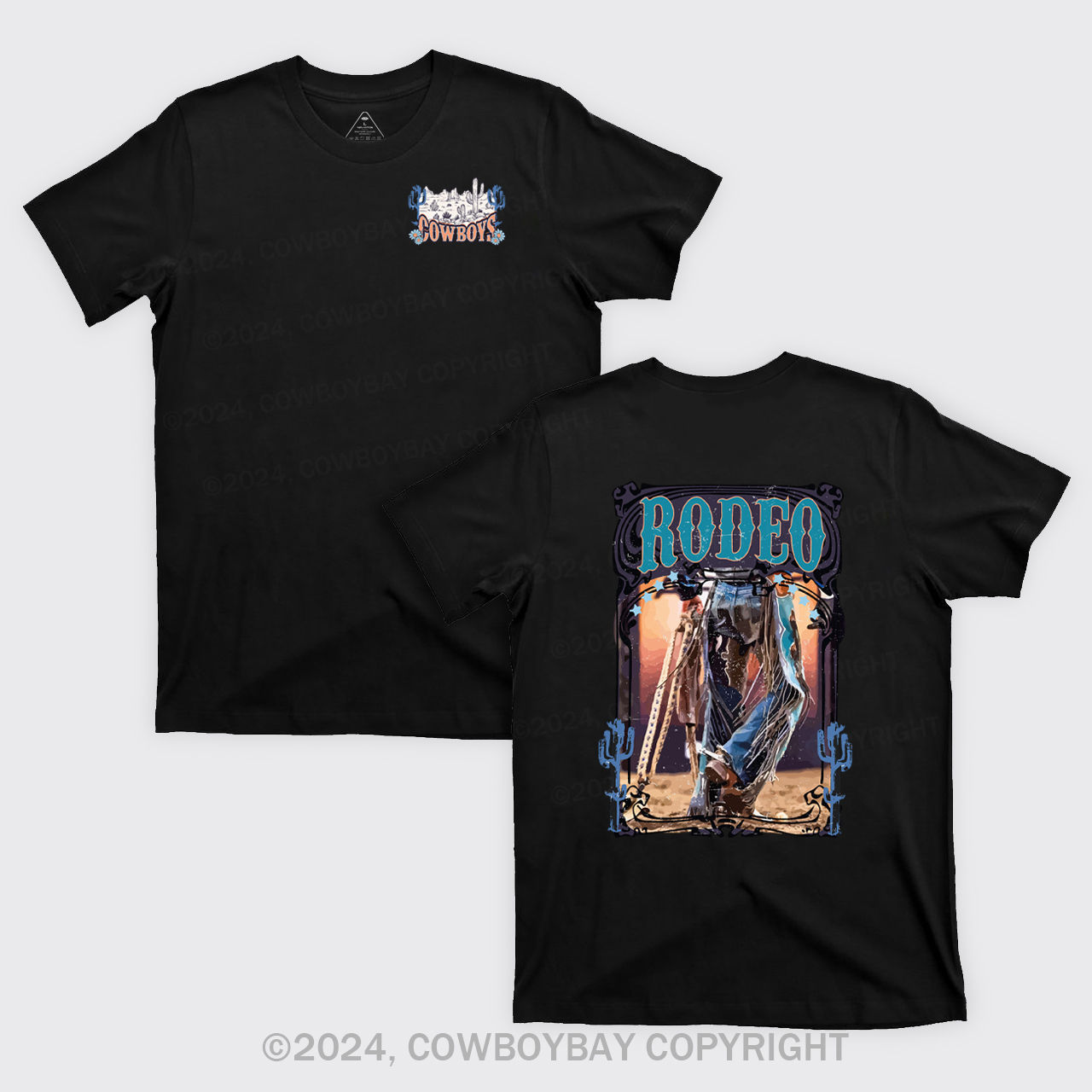 Western Rodeo Wild Cowboy T-Shirts