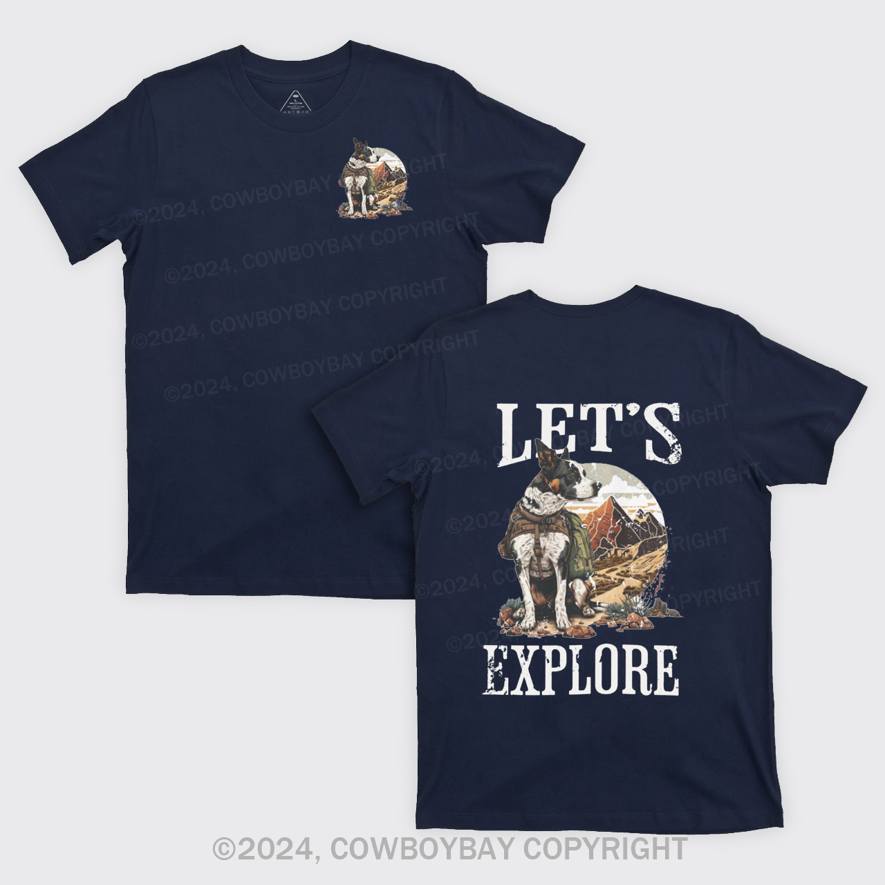 Cowboy Western Dog T-Shirts