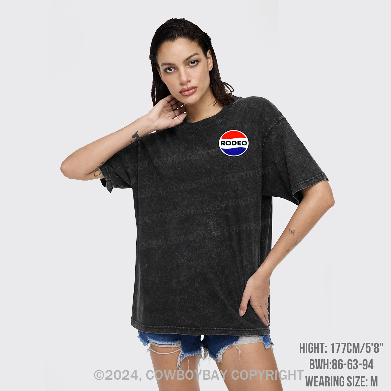 Funny Rodeo Garment-dye Tees