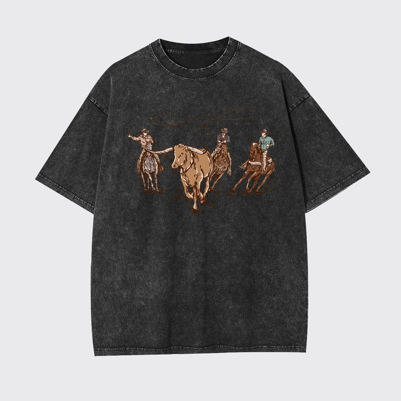 Western Retro Rodeo Garment-dye Tees