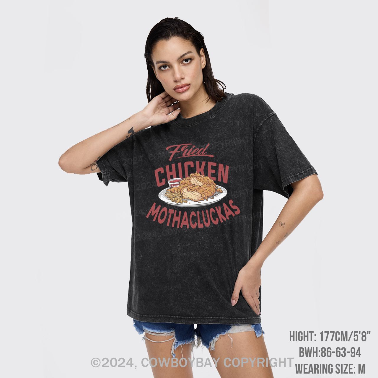 Fried Chicken Garment-dye Tees