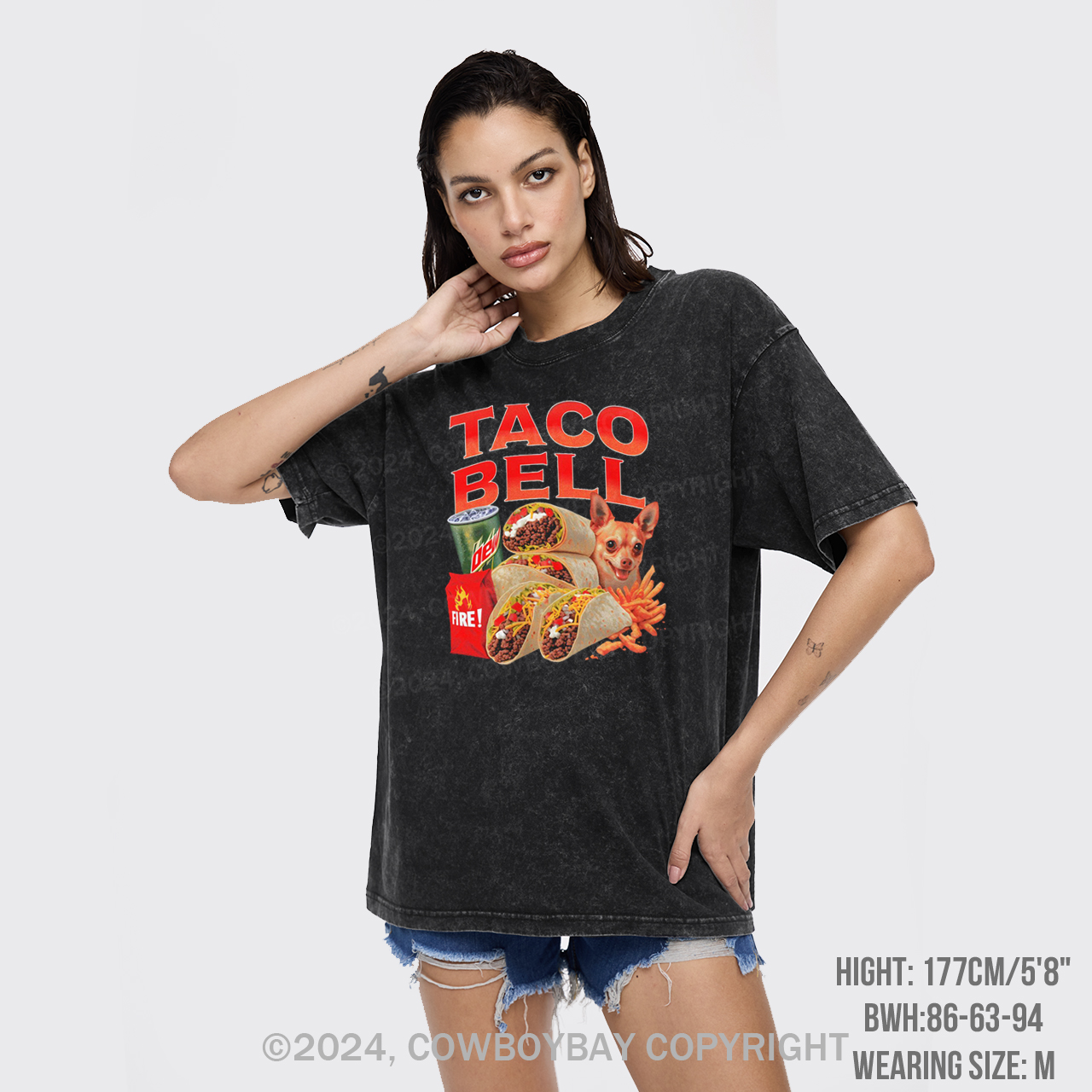 Taco Bell 90's Garment-dye Tees
