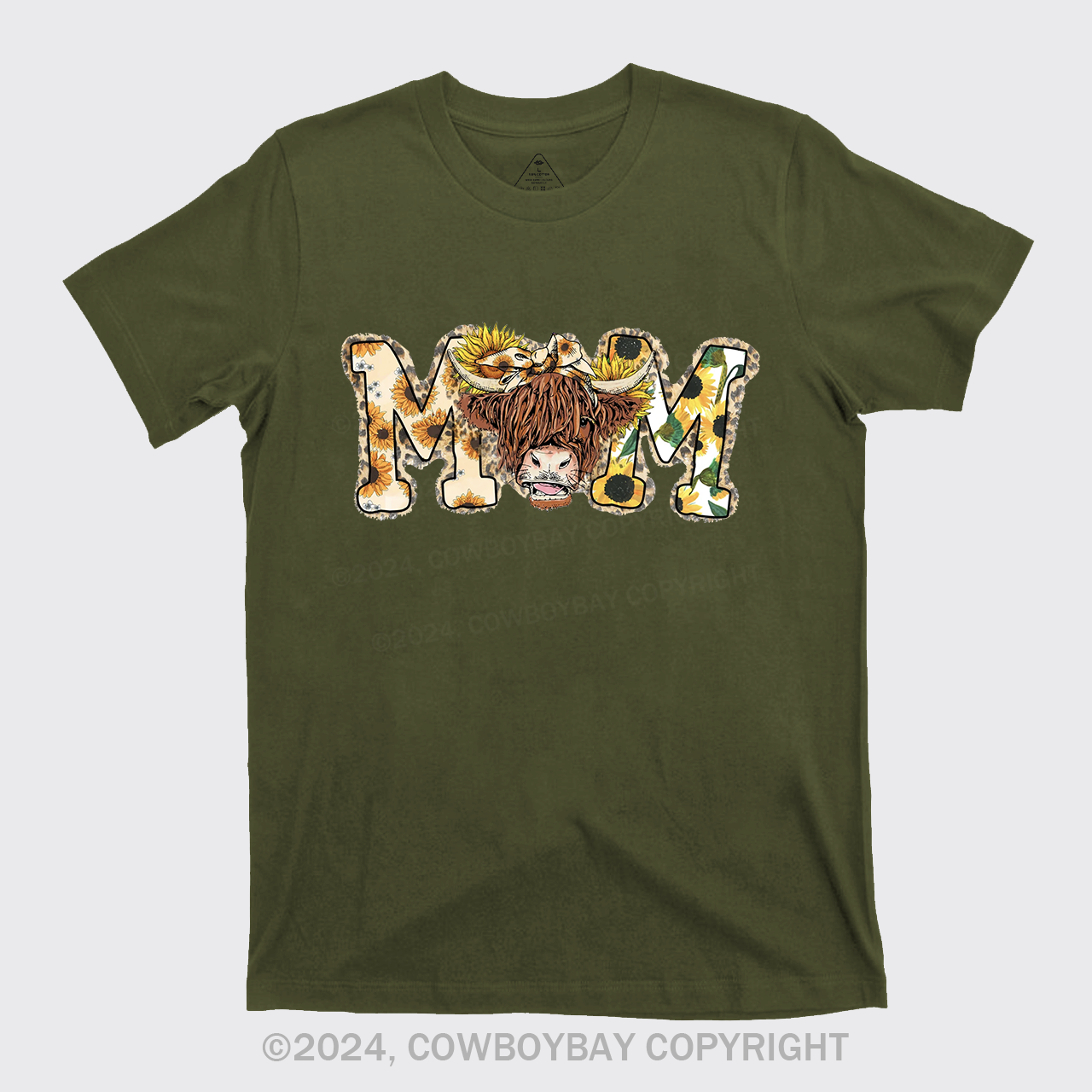 Mom Cow Western T-shirts