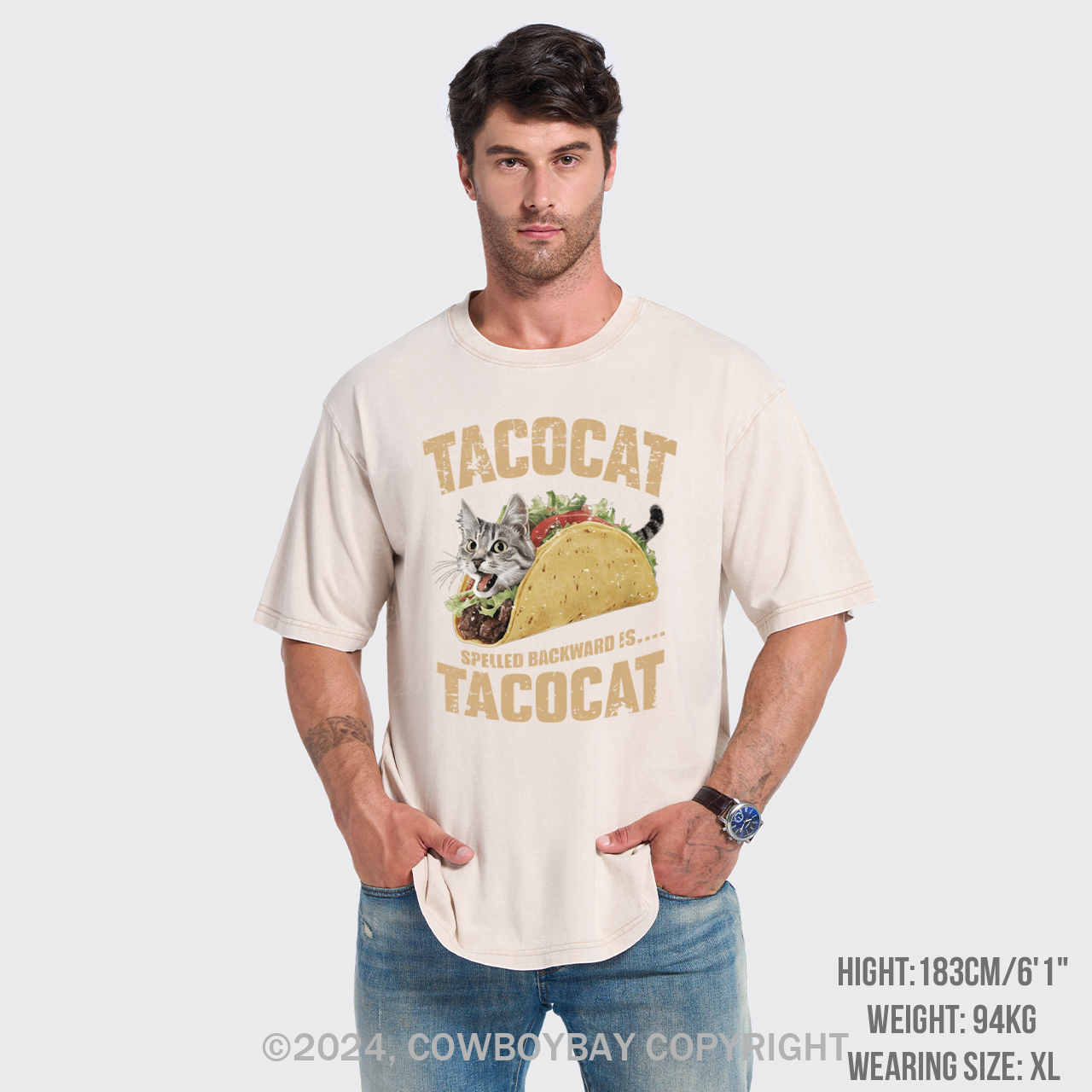 Humorous Foodie Garment-dye Tees
