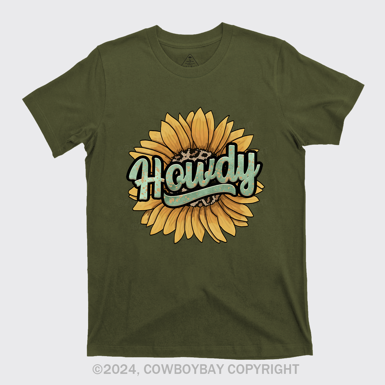 Howdy Sunflower Midwest Tees