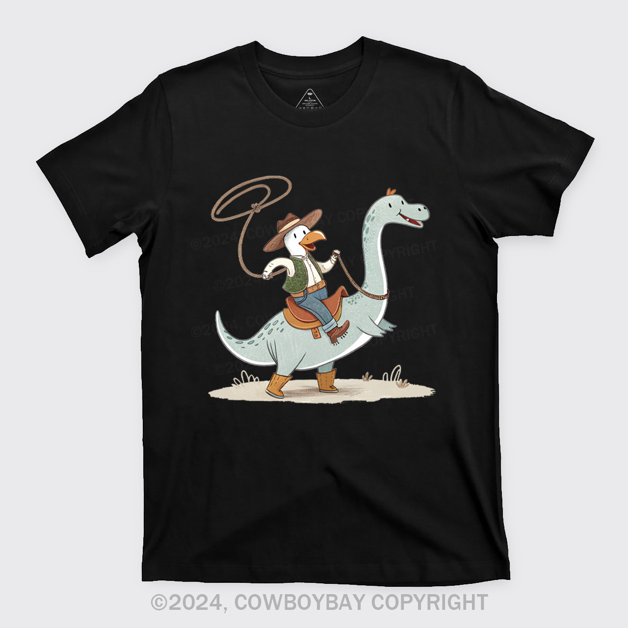 The Dinosaur Wanted To Be A Cowboy T-Shirts