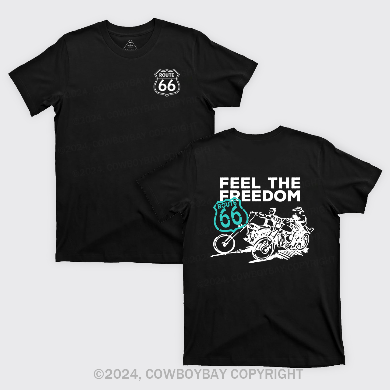 Route 66 Feel The Freedom T-Shirts