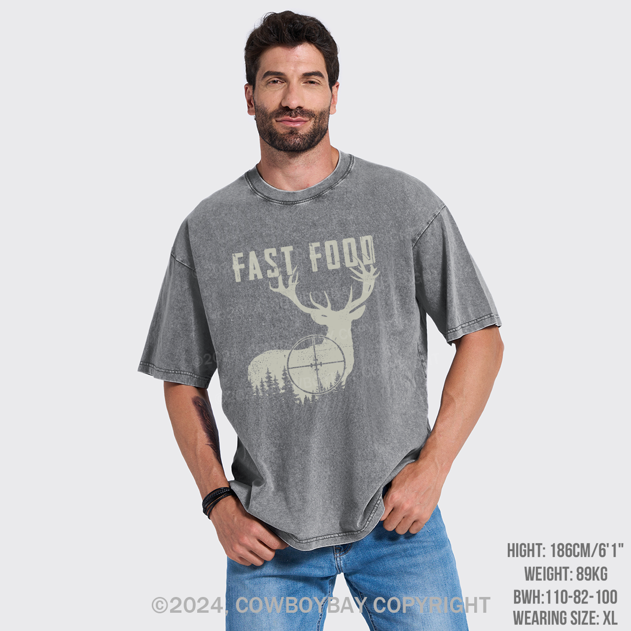 Hunting Fast Food Garment-dye Tees