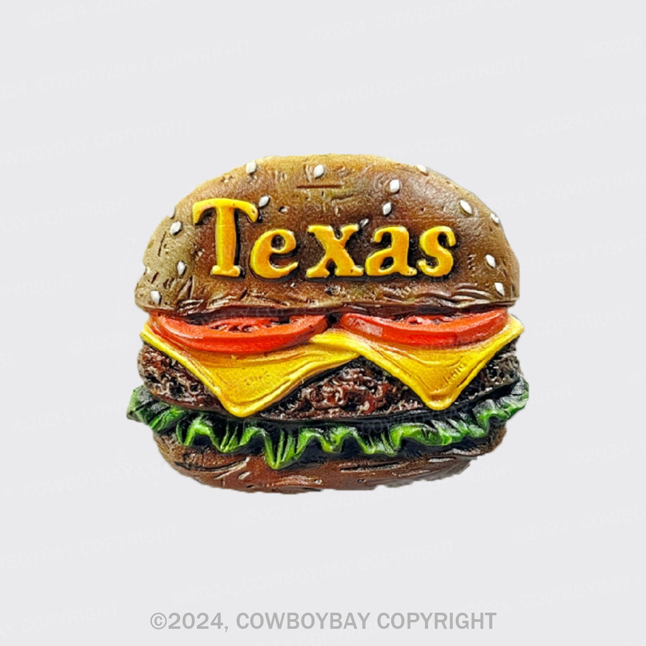 3D Painting Texas Fridge Magnet_1