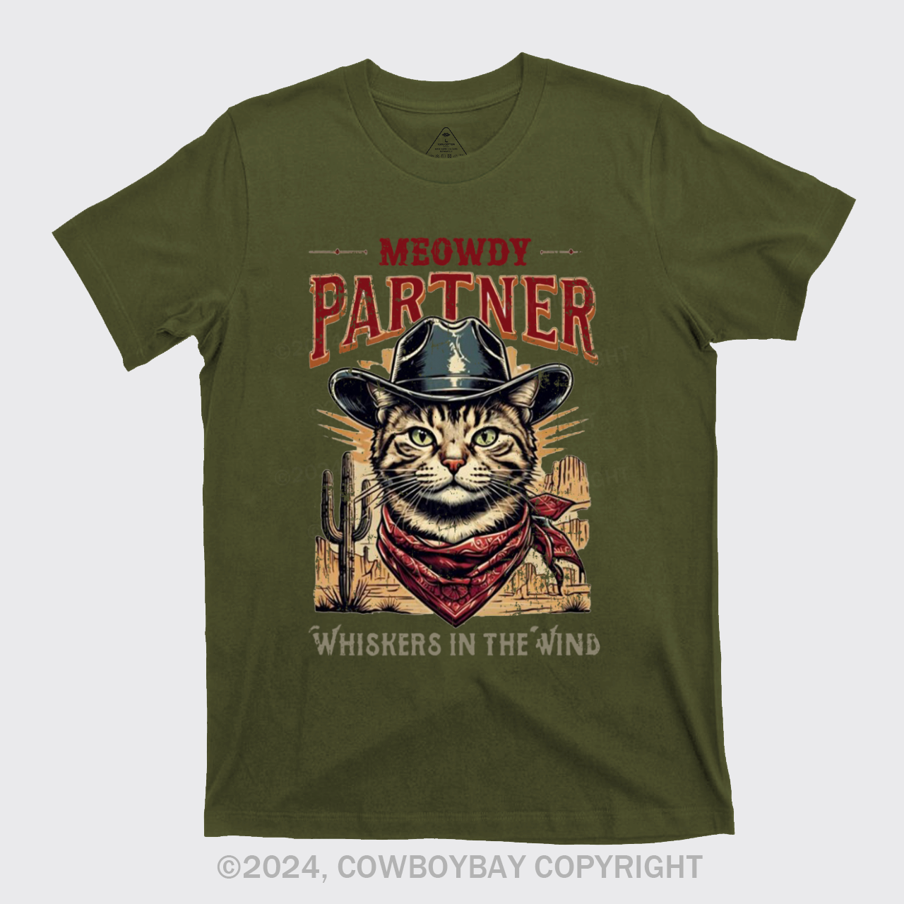 Meowdy Partner Cowboy Cat T-Shirts