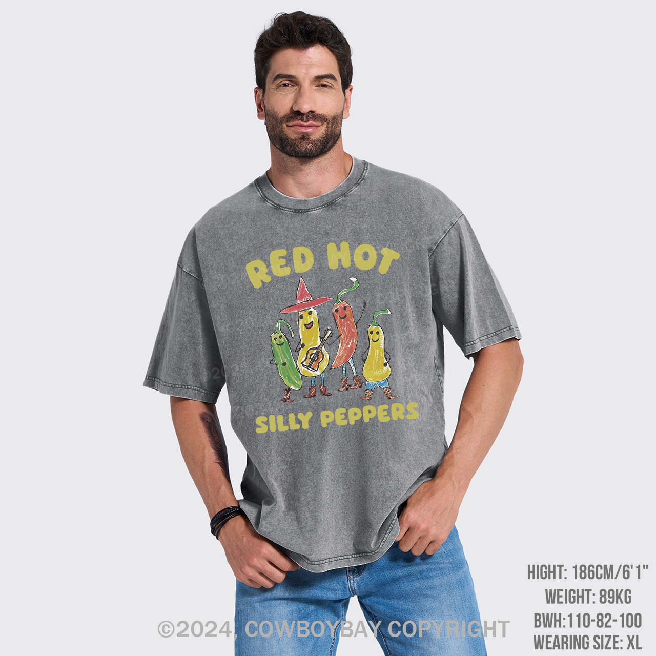 Silly Peppers Garment-dye Tees