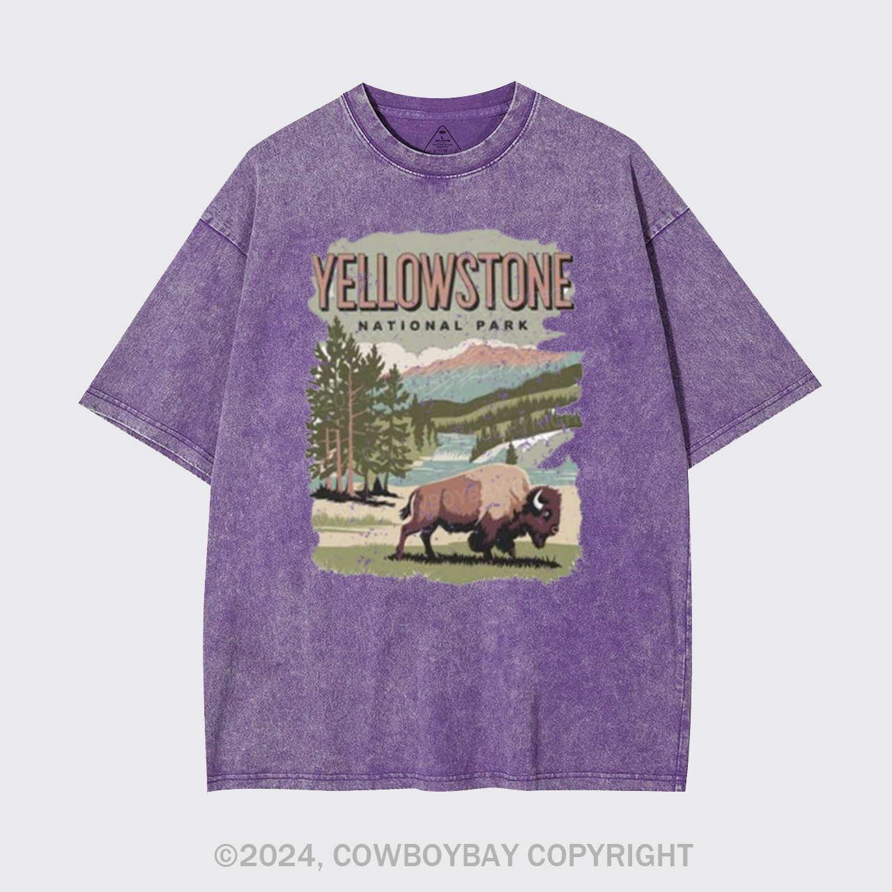 Vintage Yellowstone National Park Garment-dye Tees