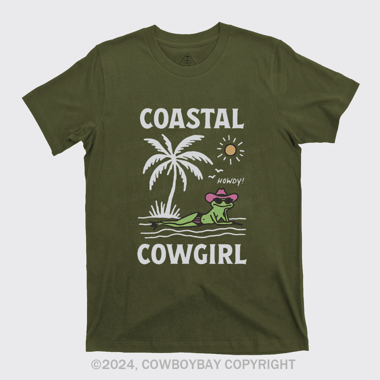Coastal Cowgirl Frog T-Shirts