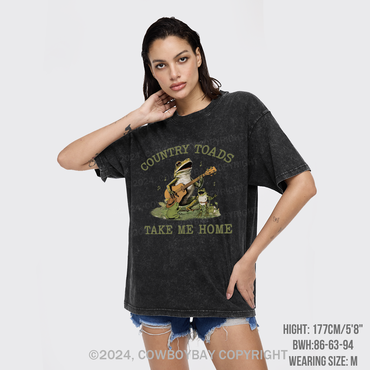 Country Roads Take Me Home Garment-dye Tees