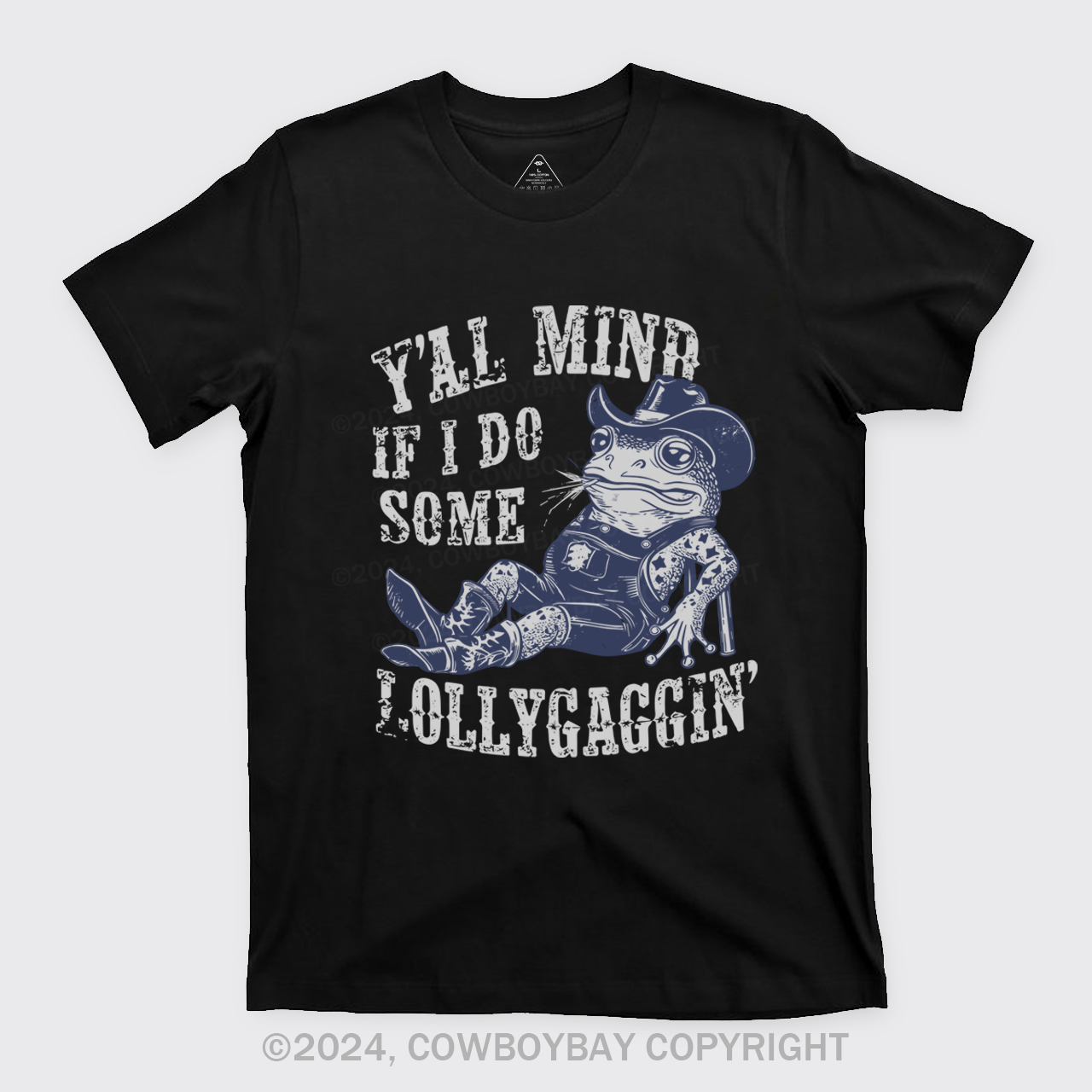 If I Do Some Lollygagging Funny Cowboy Frog T-Shirts