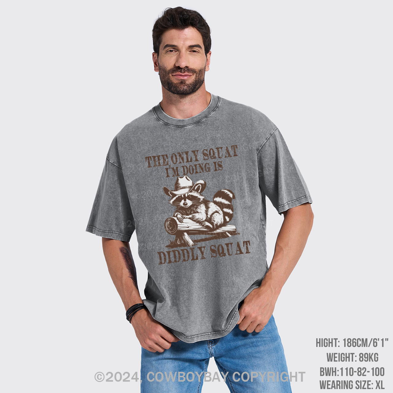 The Only Squat I'm Doing Garment-dye Tees