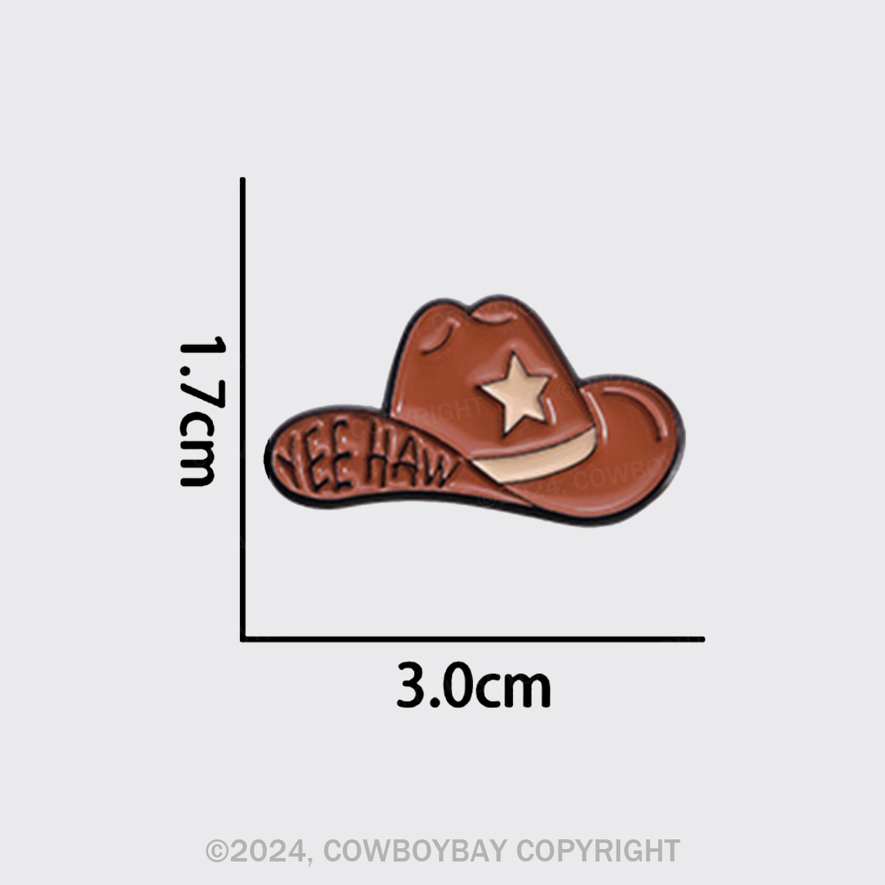 Creative Western Cowboy_Cowboybay Pin