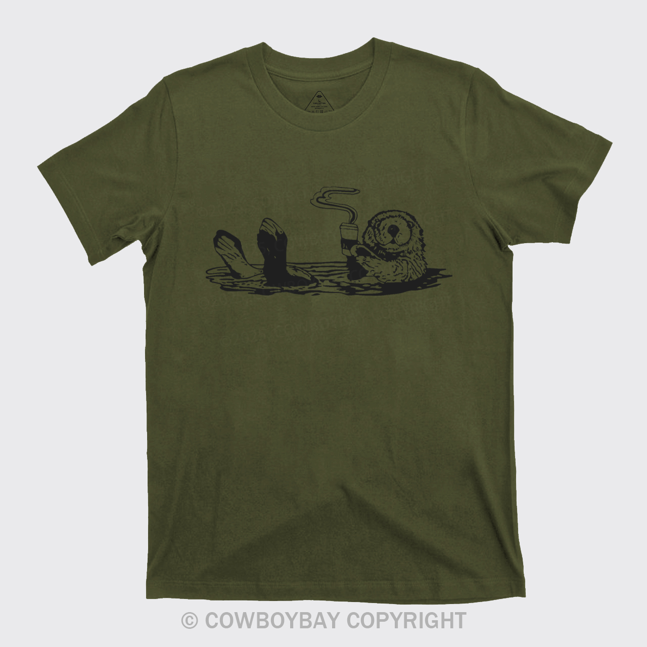 Otters Drink Coffee T-Shirts