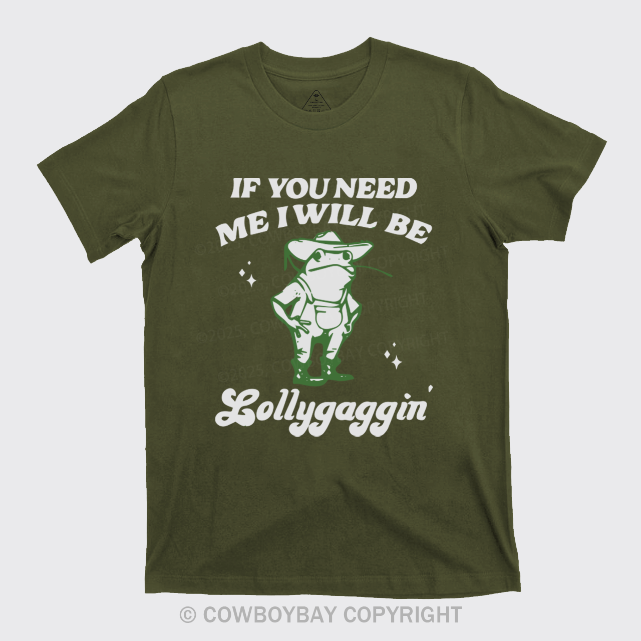 If You Need Me I Will Be Lollygaggin' Retro Frog T-Shirts