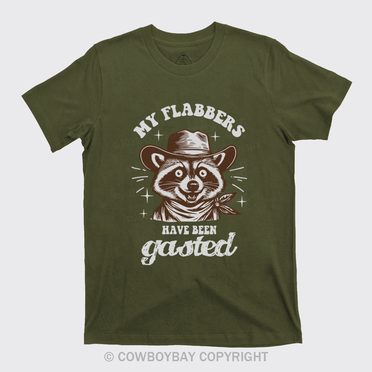 Flabbergasted Cowboy Raccoon T-Shirts