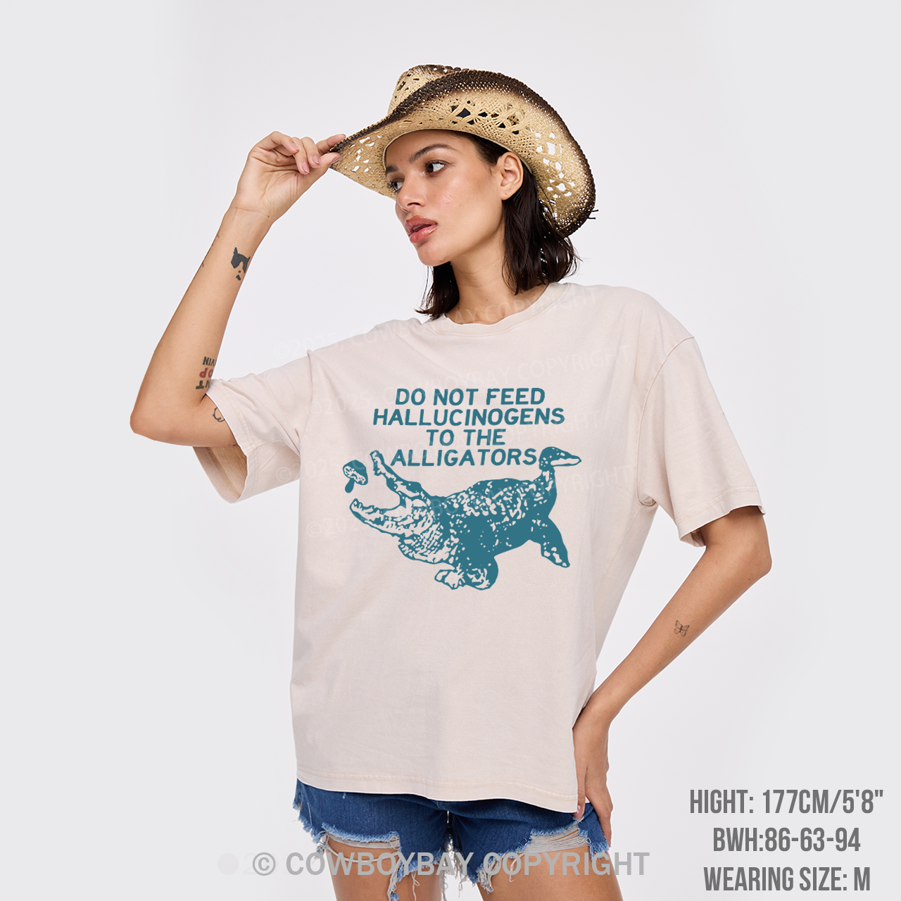Do Not Feed Alligators Garment-dye Tees