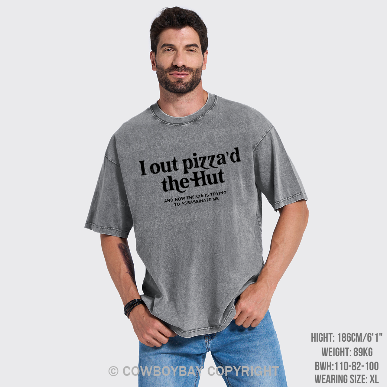 I Out Pizza'd The Hut Garment-dye Tees