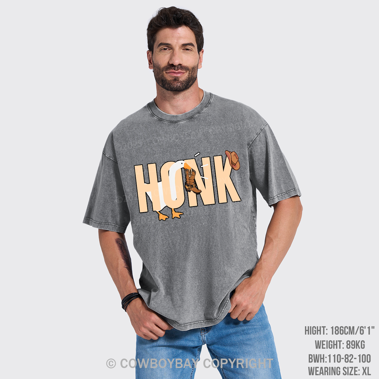 Untitled Goose Game Meme Garment-dye Tees