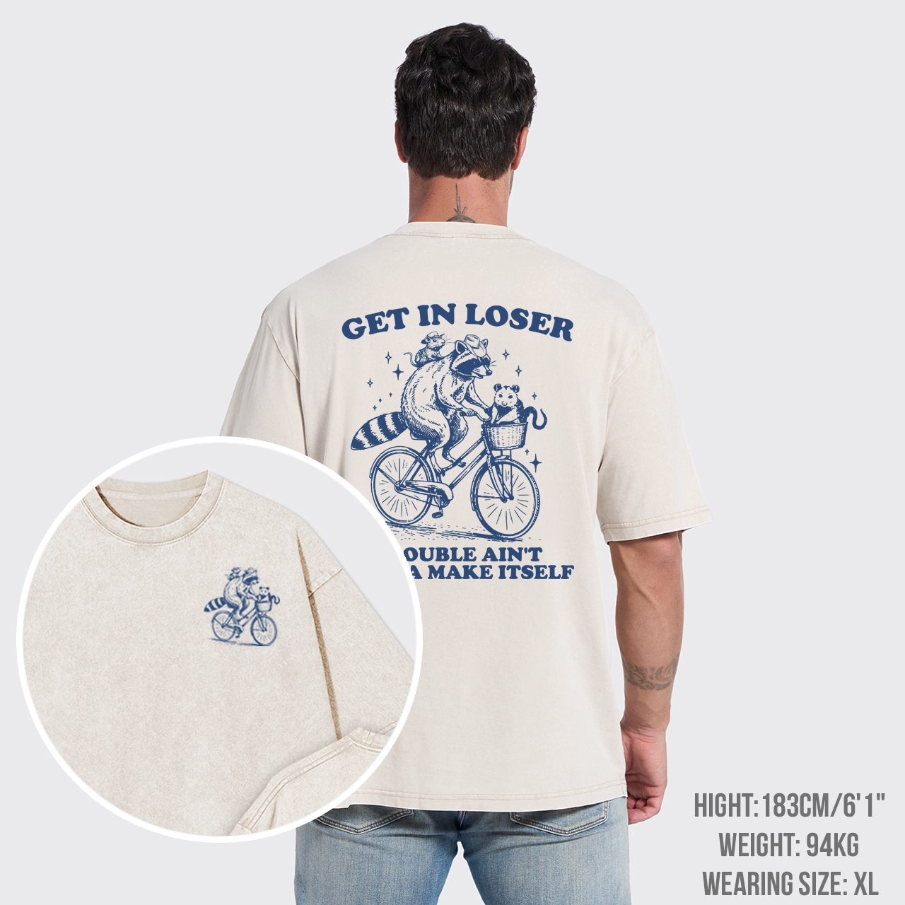 Get In Loser Trouble Ain't Gonna Make Itself Garment-dye Tees