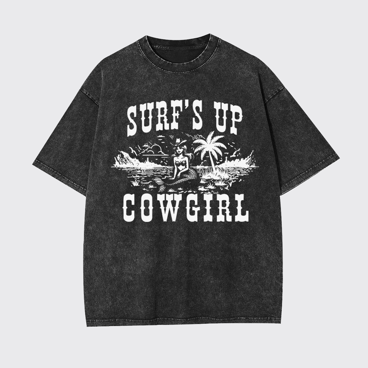 Surf's Up Cowgirl Garment-dye Tees