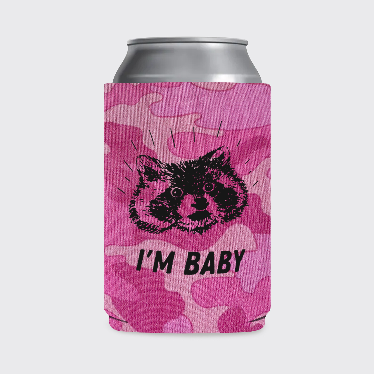 I'm Baby Raccoon Koozie