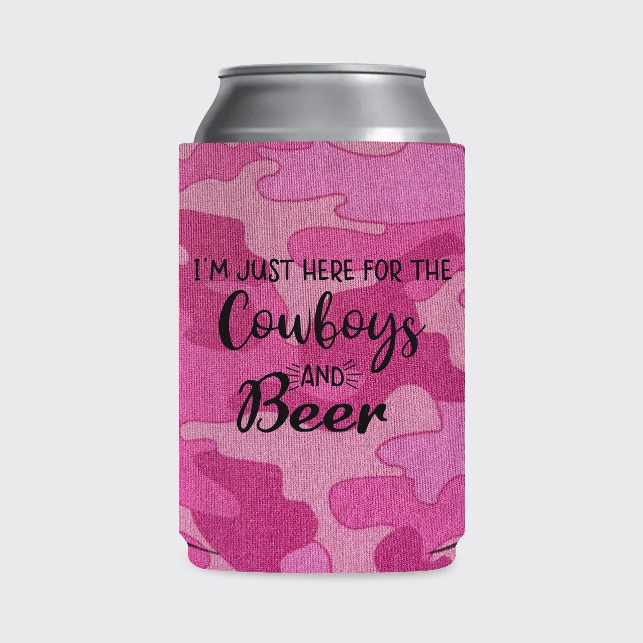 Western Cowboys And Beer Koozie