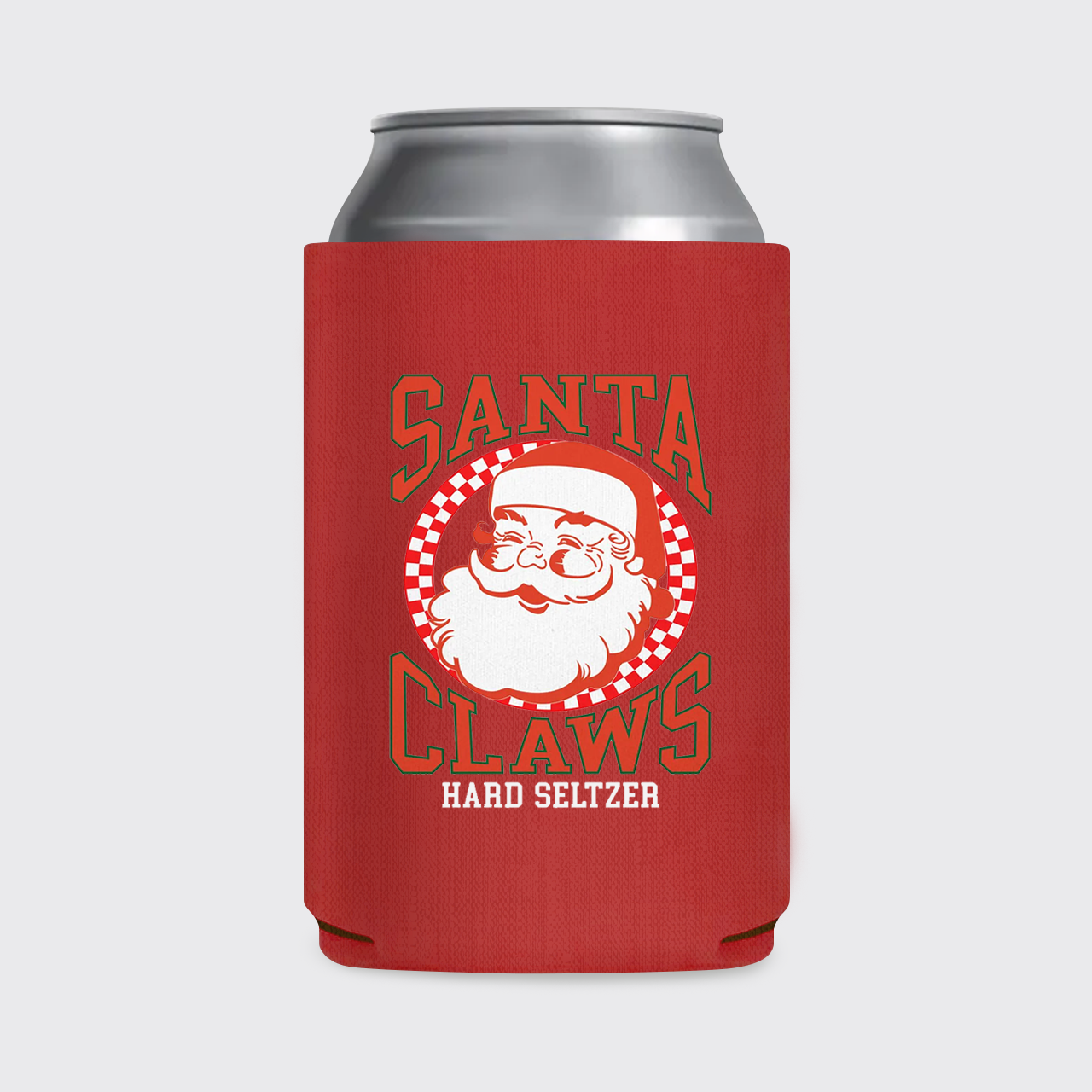 Santa Claws Christmas Koozie