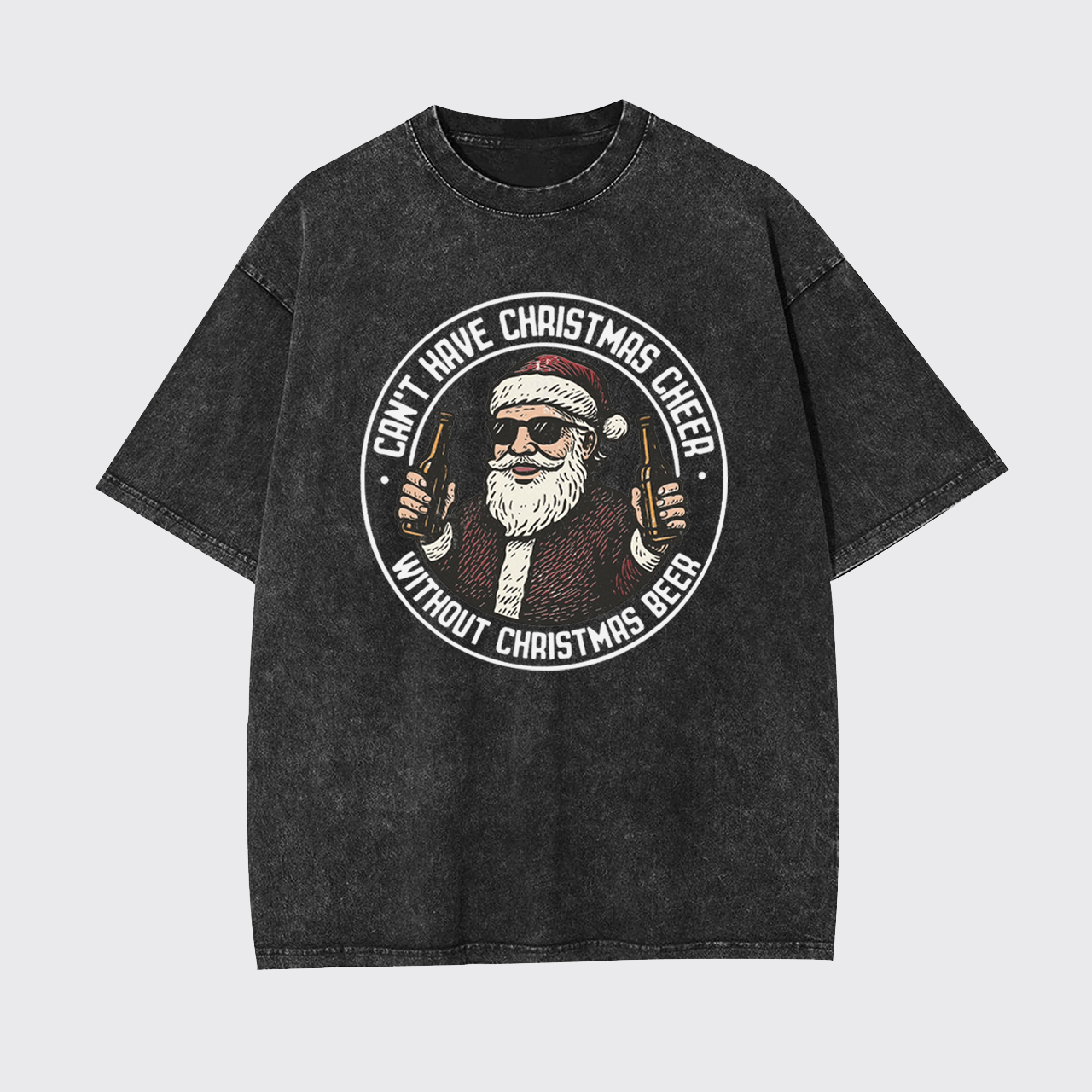 Can’t Have Christmas Cheer Without Christmas Garment-dye Tees