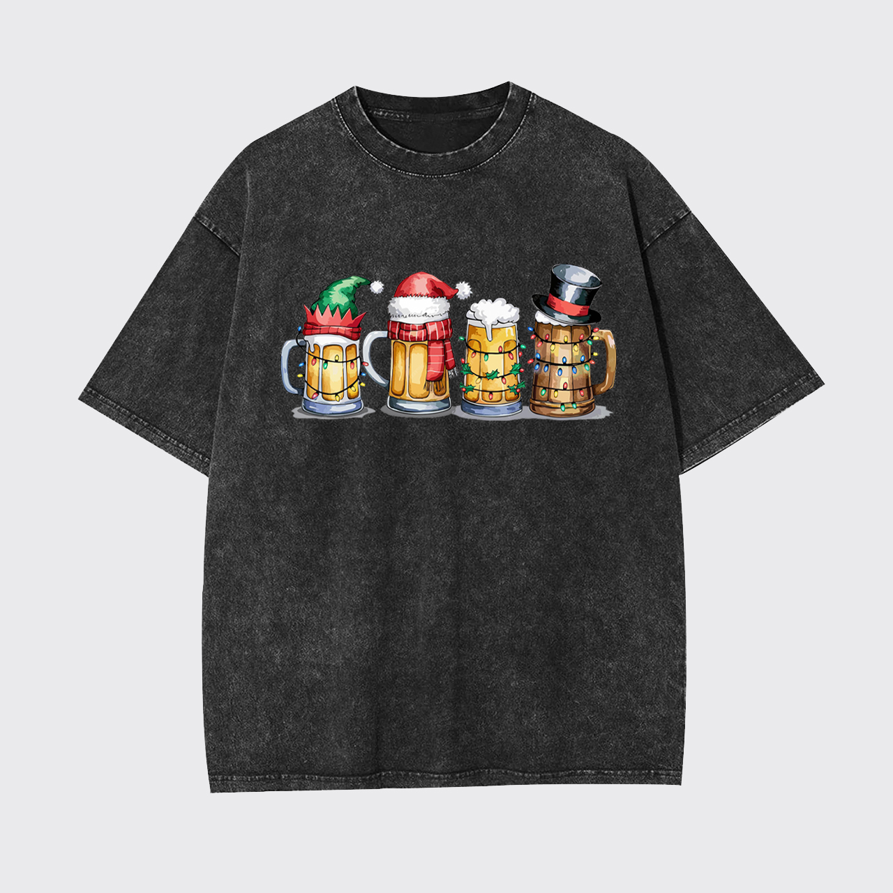 Christmas Beer Garment-dye Tees