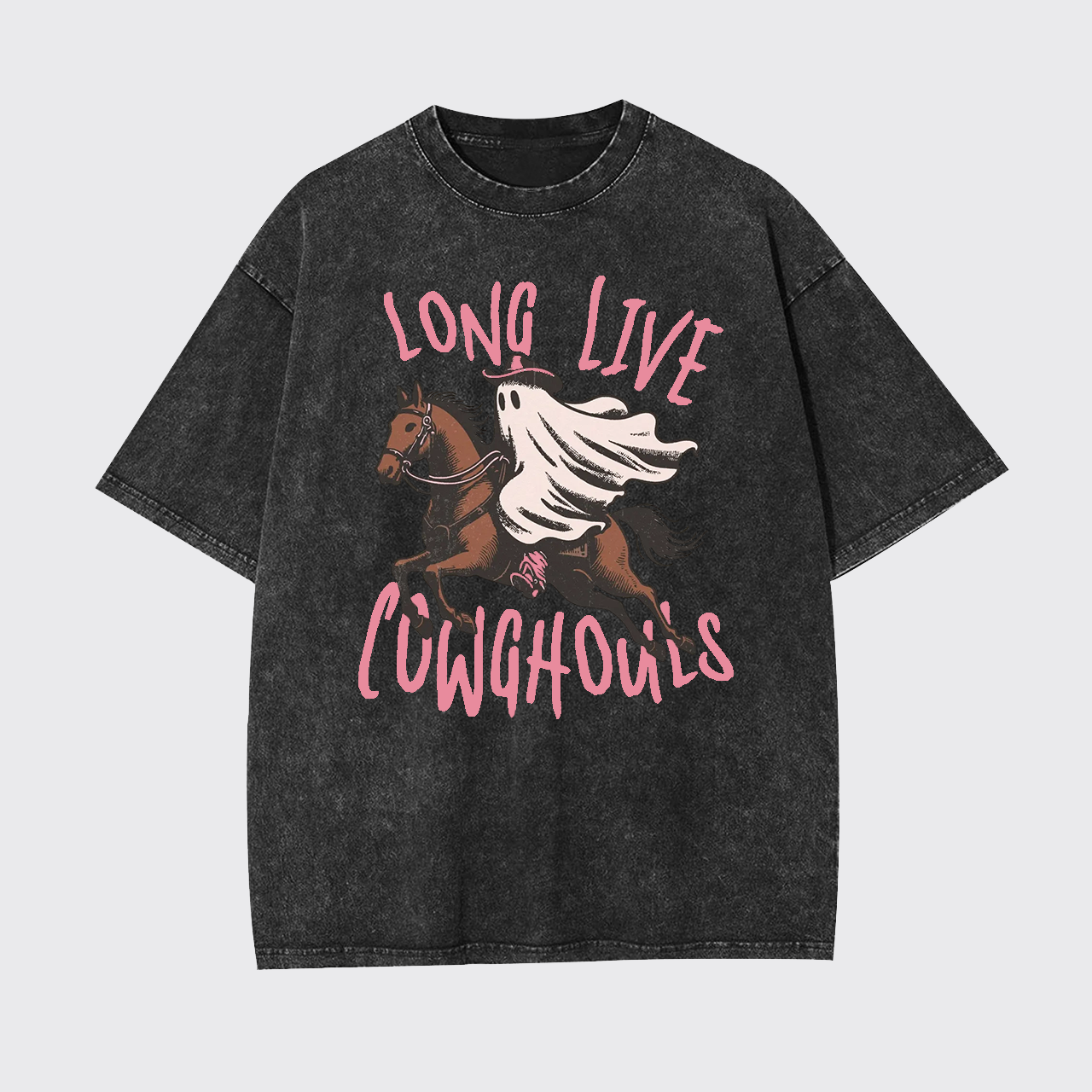 Long Live Cowghouls Halloween Garment-dye Tees