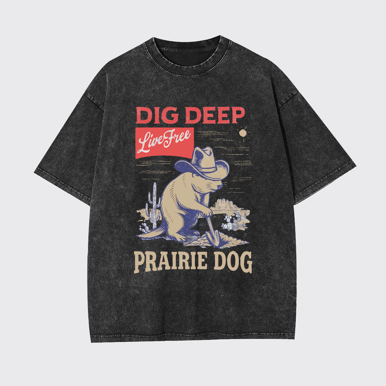 Dig Deep Live Free Garment-dye Tees