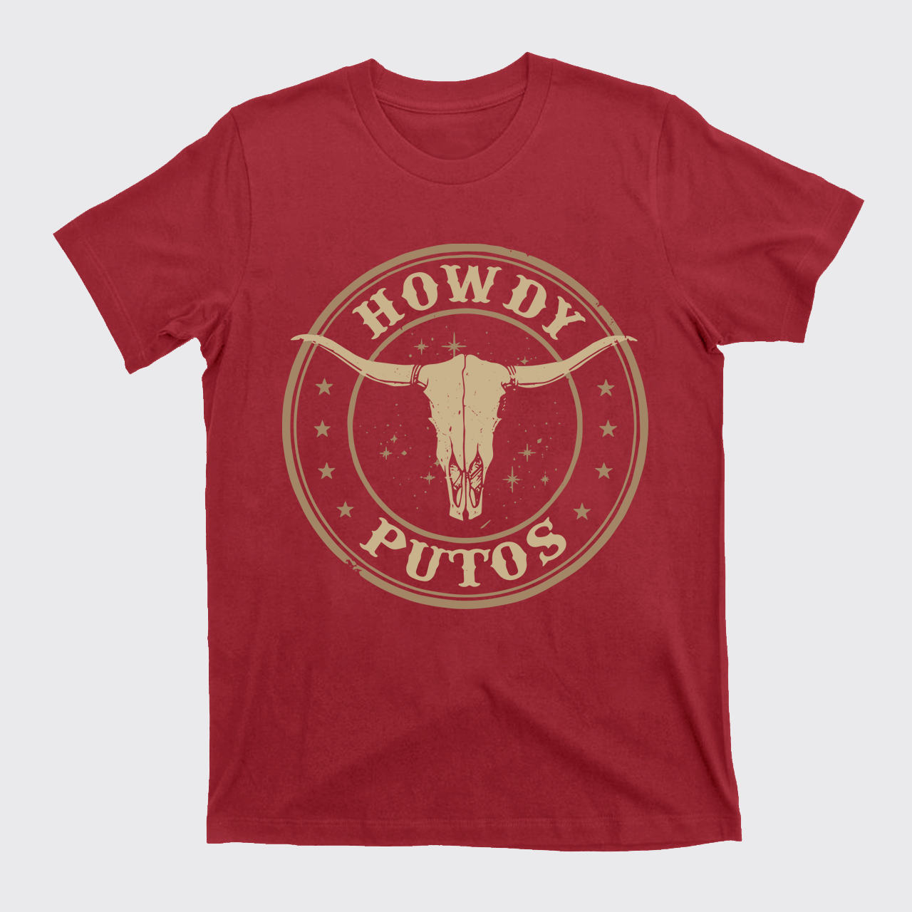 Howdy Putos Bull Skull T-Shirts