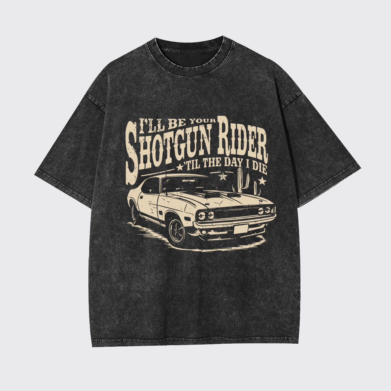 Country Music Western Rider Garment-dye Tees
