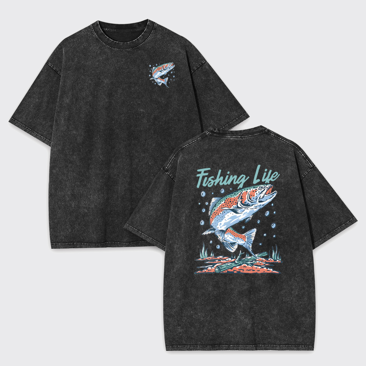 Fishing Life Garment-dye Tees