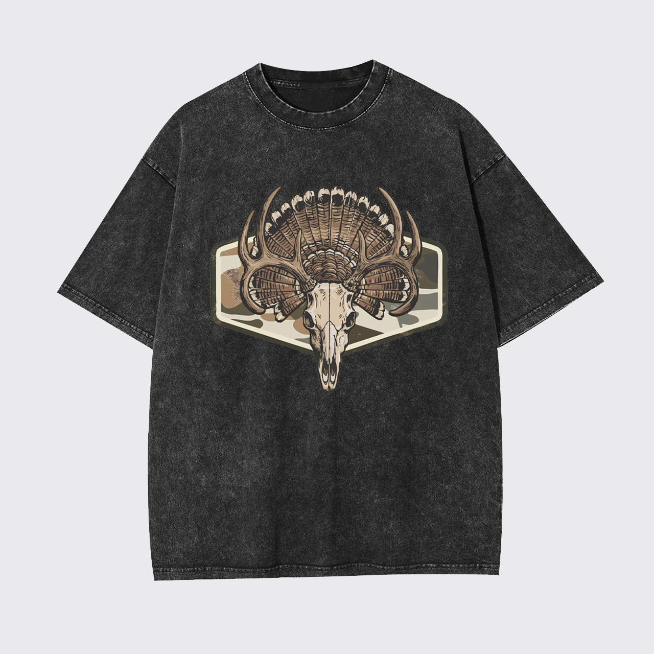 Deer Skull Garment-dye Tees
