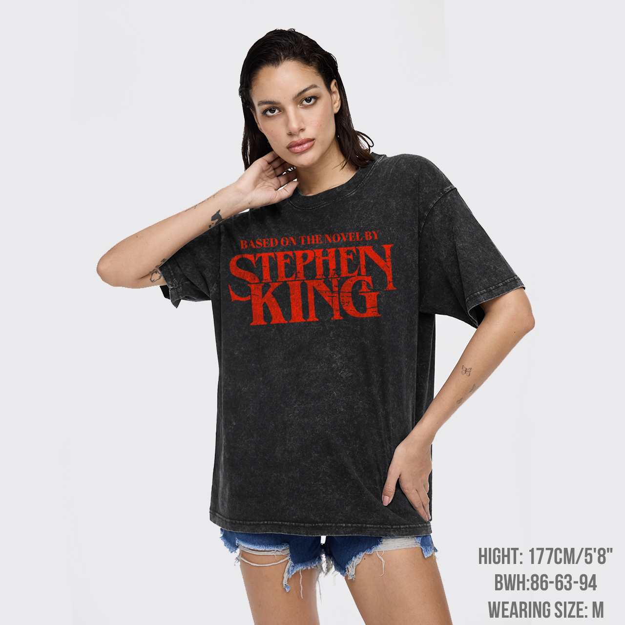 Horror Movies Books Garment-dye Tees