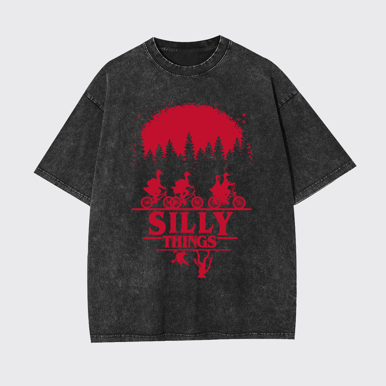 Horror Movies Silly Things Garment-dye Tees
