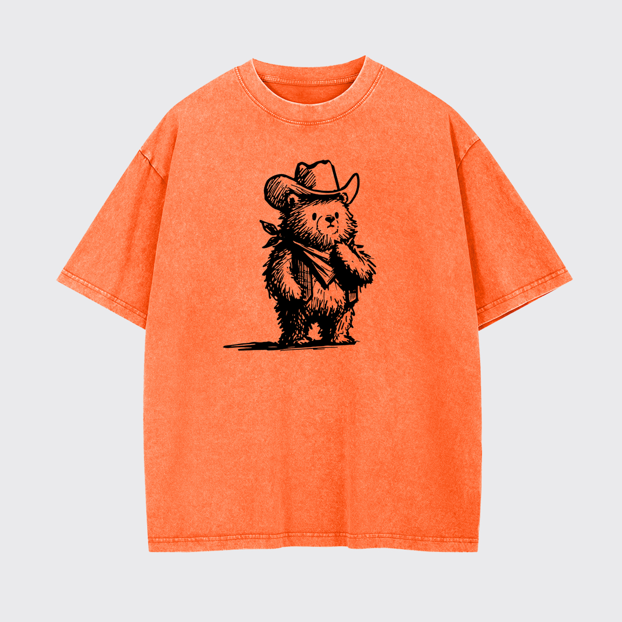 Cowboy Bear Garment-dye Tees