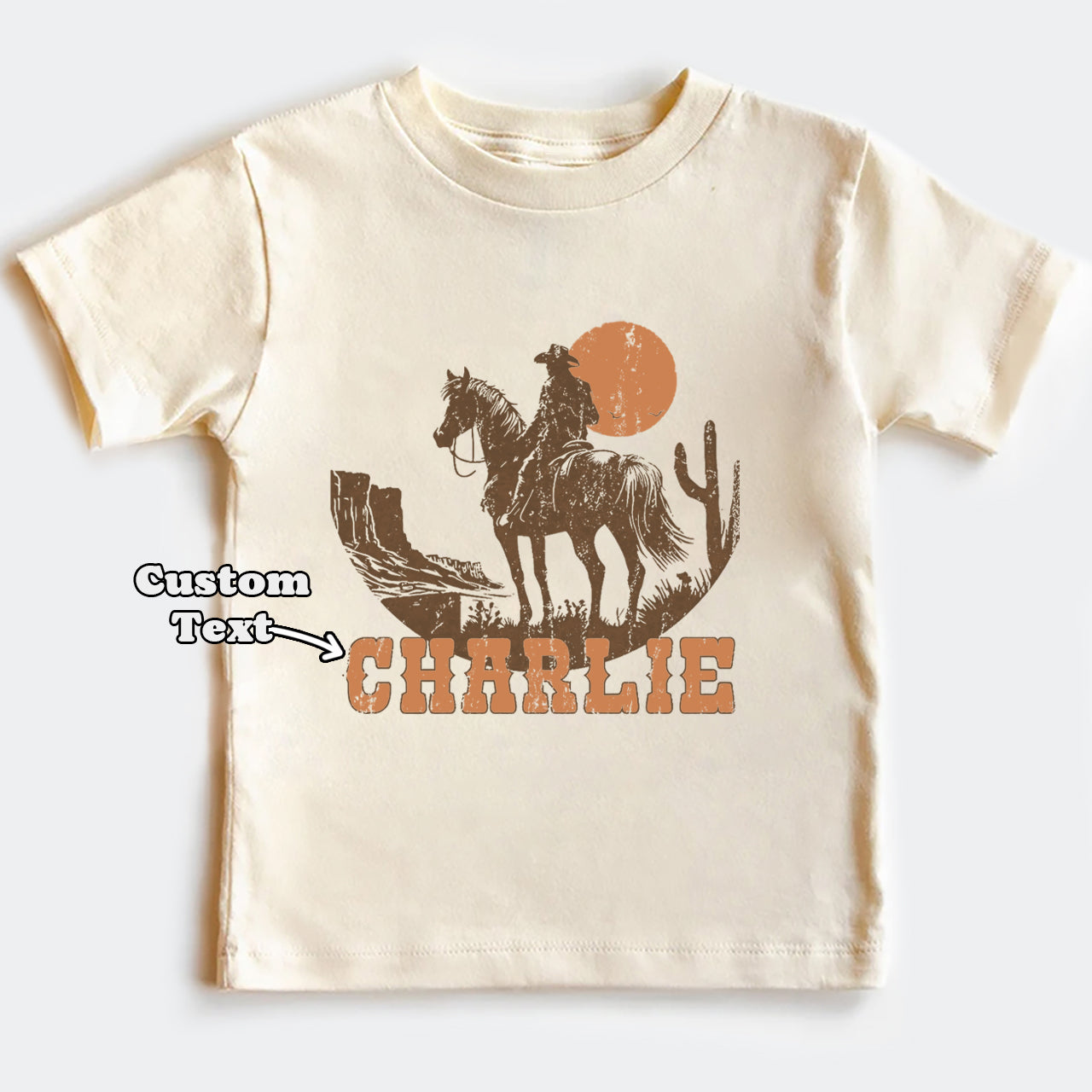 Personalized Cowboy Kids T-shirt