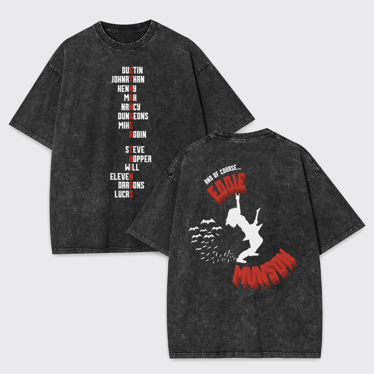 Horror Movies Garment-dye Tees