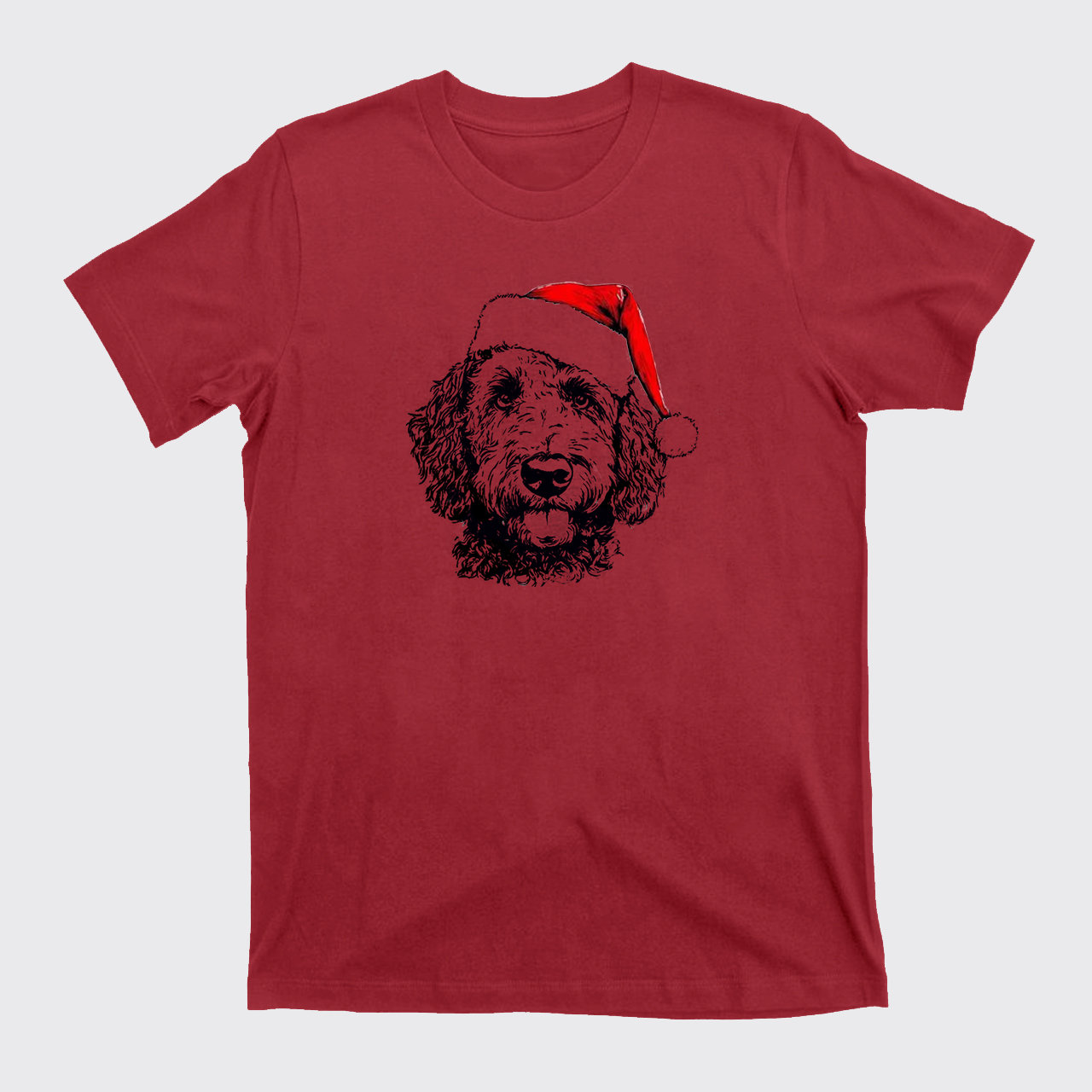 Custom Santa Paws Dog Breed T-Shirts