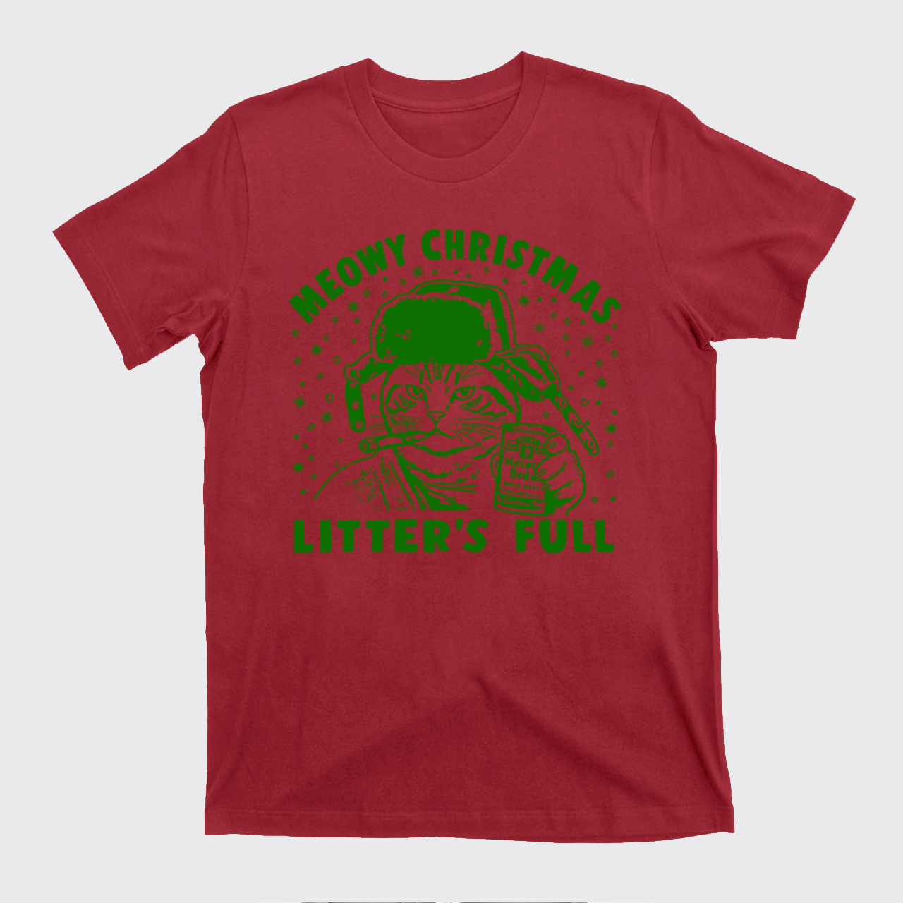 Meowy Christmas Litter's Full T-Shirts