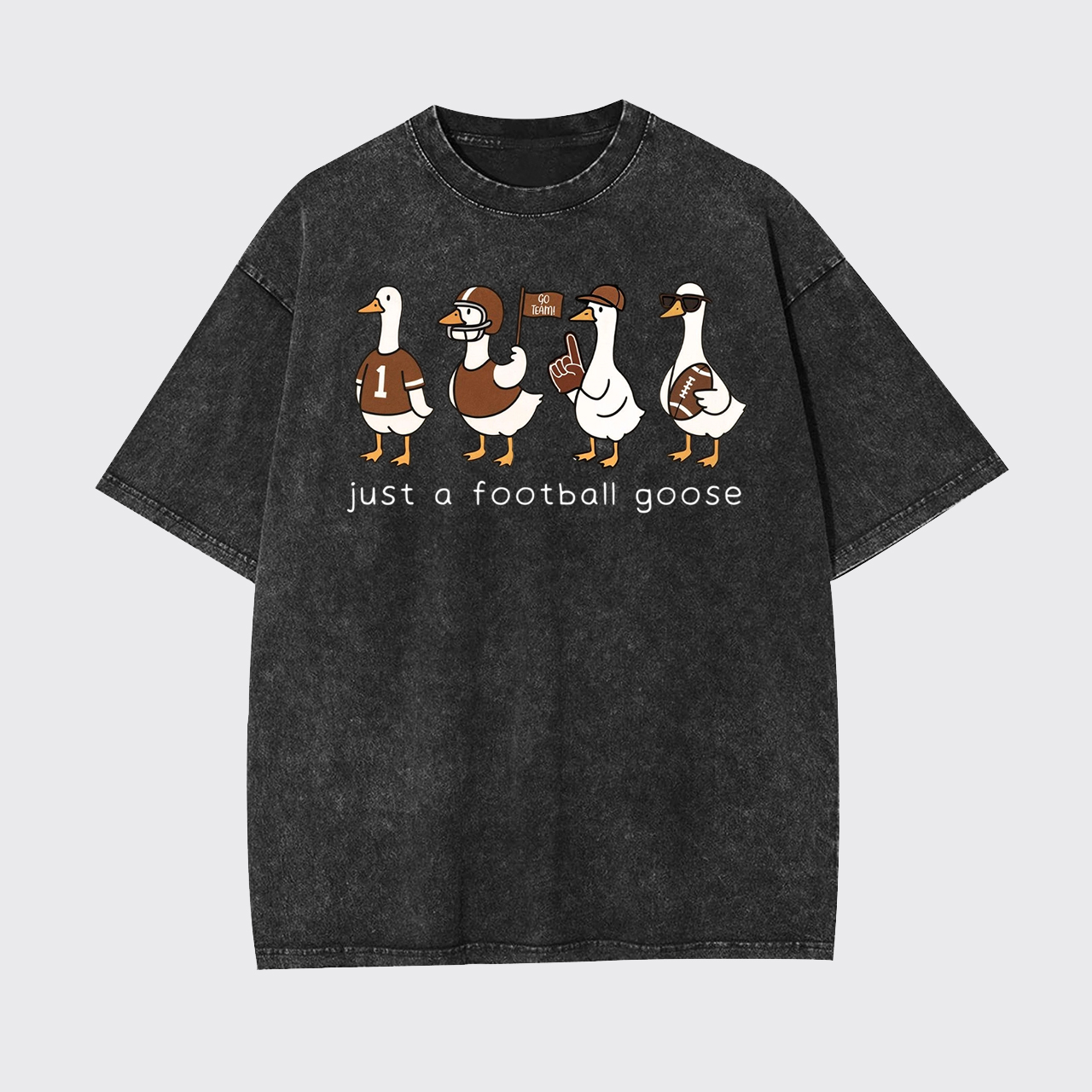 Silly Goose Football Garment-dye Tees
