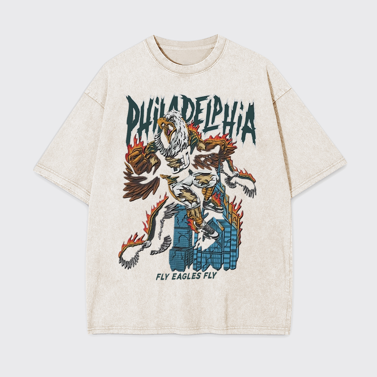 Sports Fan Football Garment-dye Tees